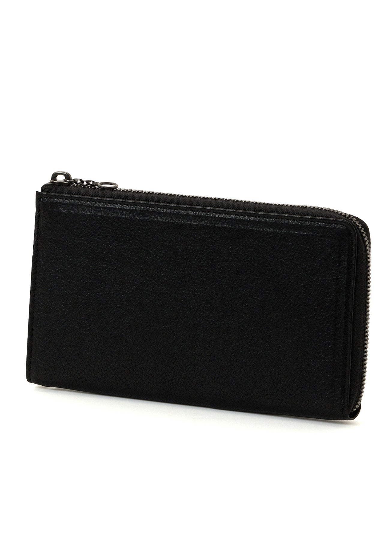 COW LEATHER BLACK & WHITE LONG WALLET