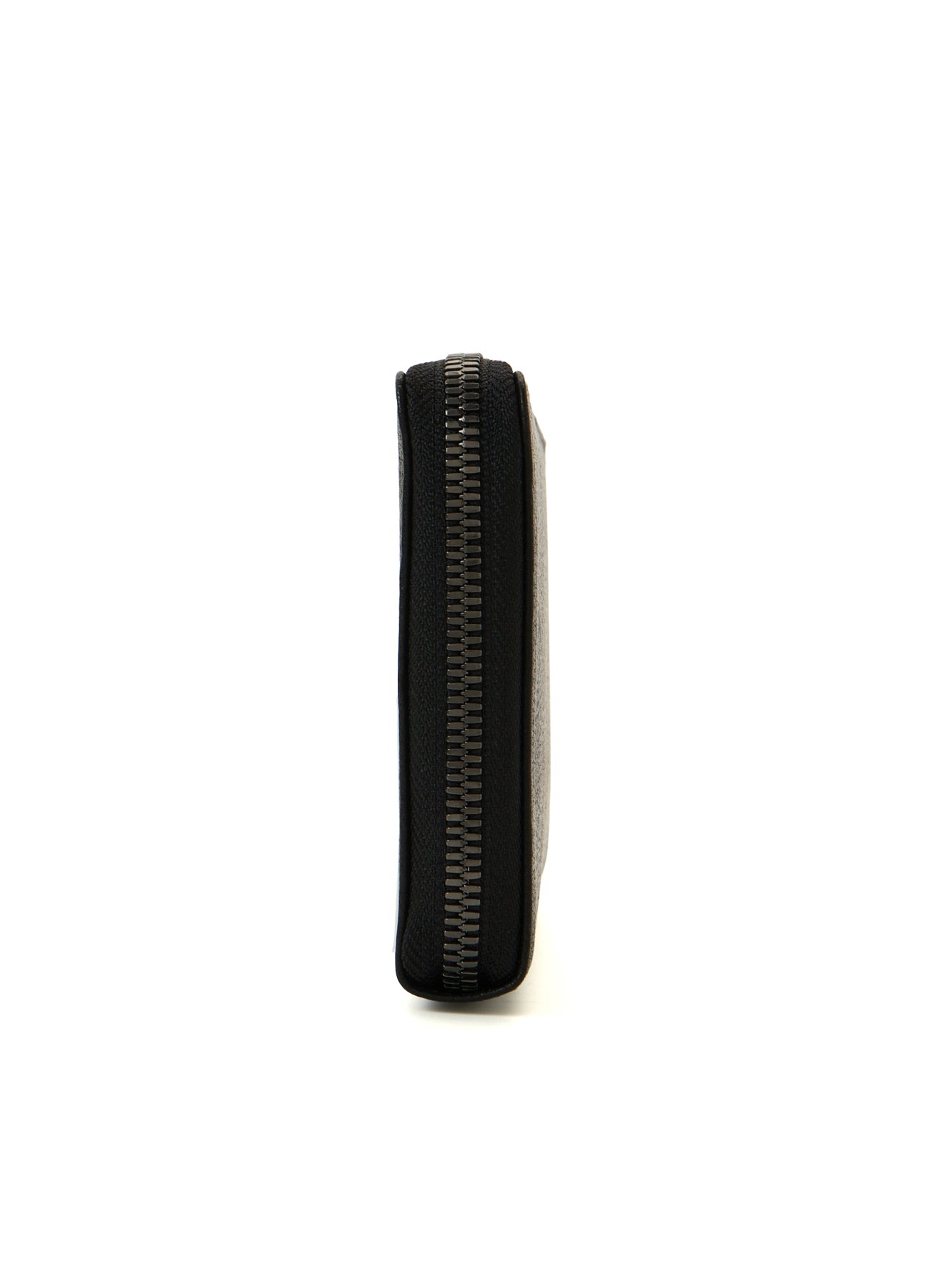 COW LEATHER BLACK & WHITE LONG WALLET