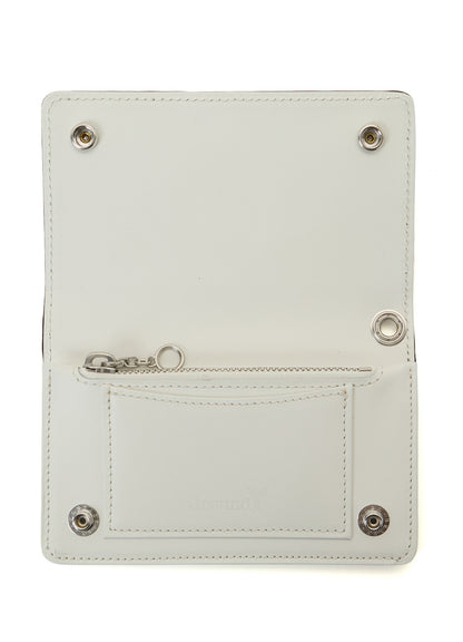 COW LEATHER BLACK & WHITE WALLET