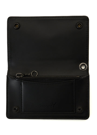 COW LEATHER BLACK & WHITE WALLET