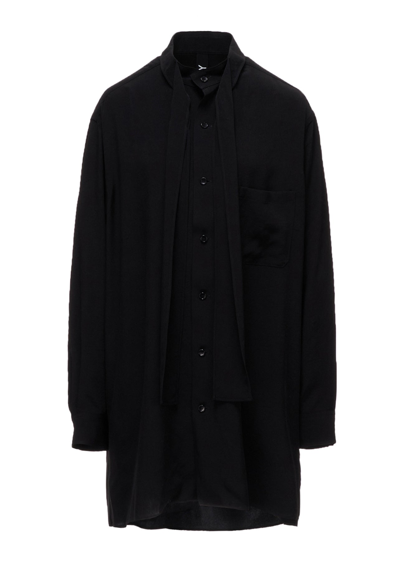 CREPE de CHINE BOW TIE COLLAR SHIRT