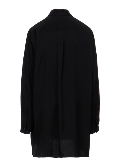 CREPE de CHINE BOW TIE COLLAR SHIRT