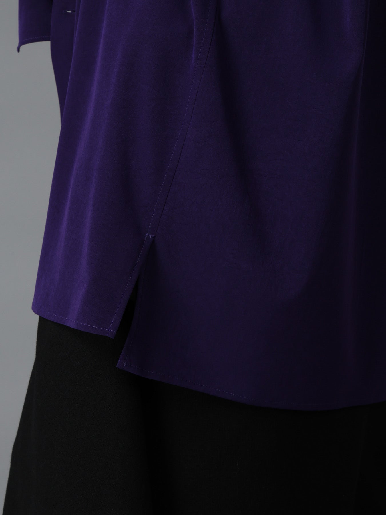 CREPE de CHINE BOW TIE COLLAR SHIRT