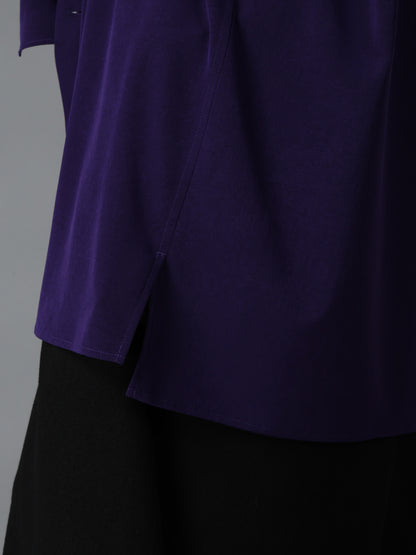 CREPE de CHINE BOW TIE COLLAR SHIRT