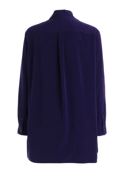 CREPE de CHINE BOW TIE COLLAR SHIRT