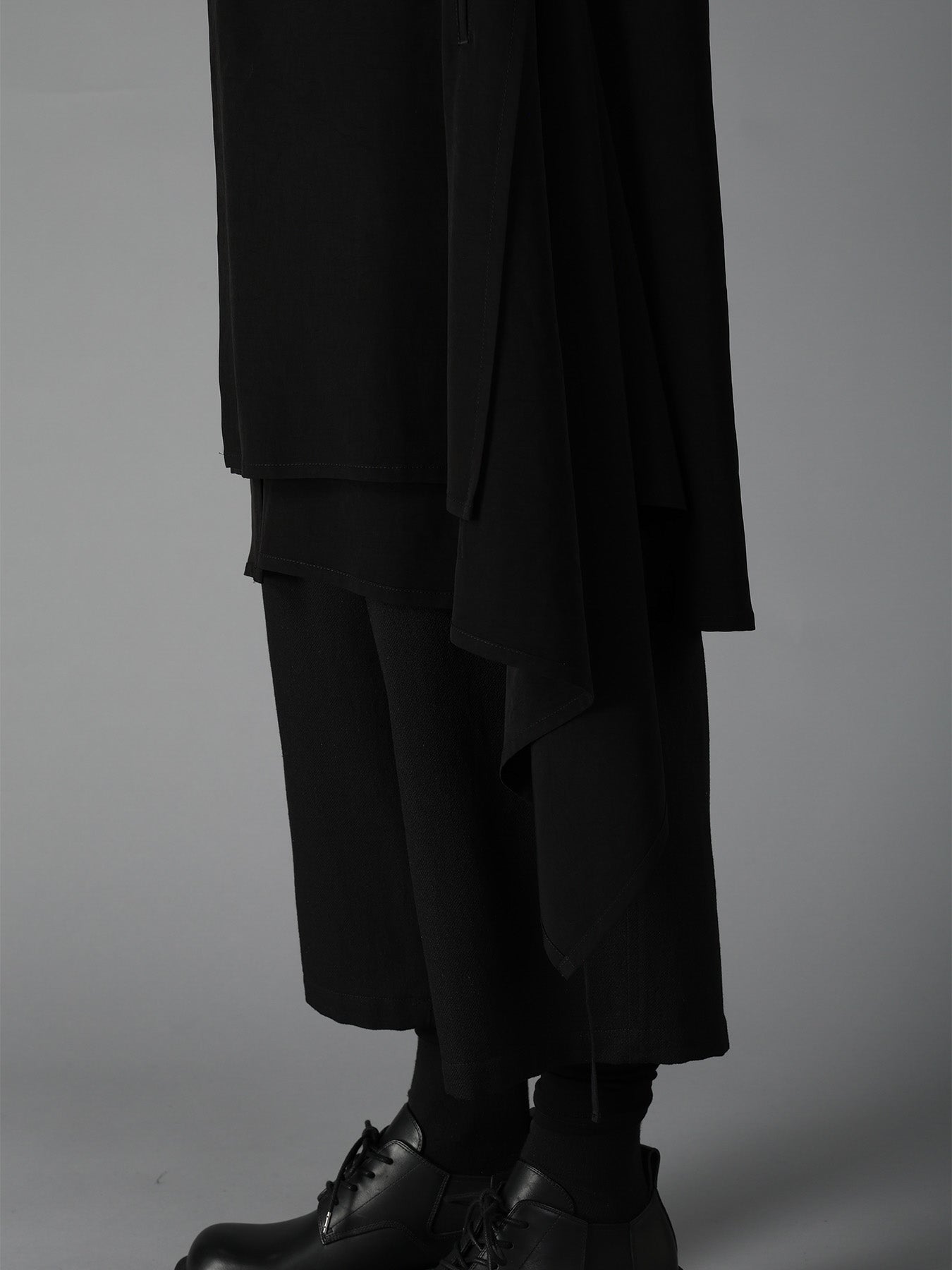 CREPE de CHINE POCKET BAGS BIG SHIRT