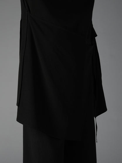 CREPE de CHINE POCKET BAGS BIG SHIRT