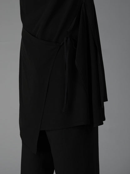 CREPE de CHINE POCKET BAGS BIG SHIRT