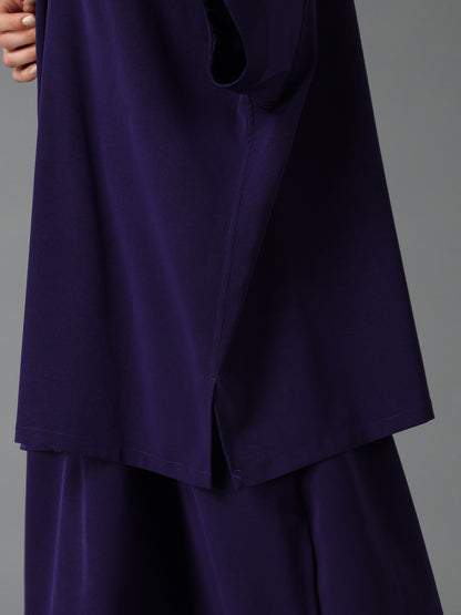 CREPE de CHINE FRONT DOLMAN BIG SHIRT