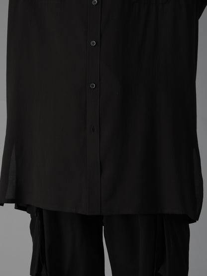 CELLULOSE LAWN LONG SHIRT