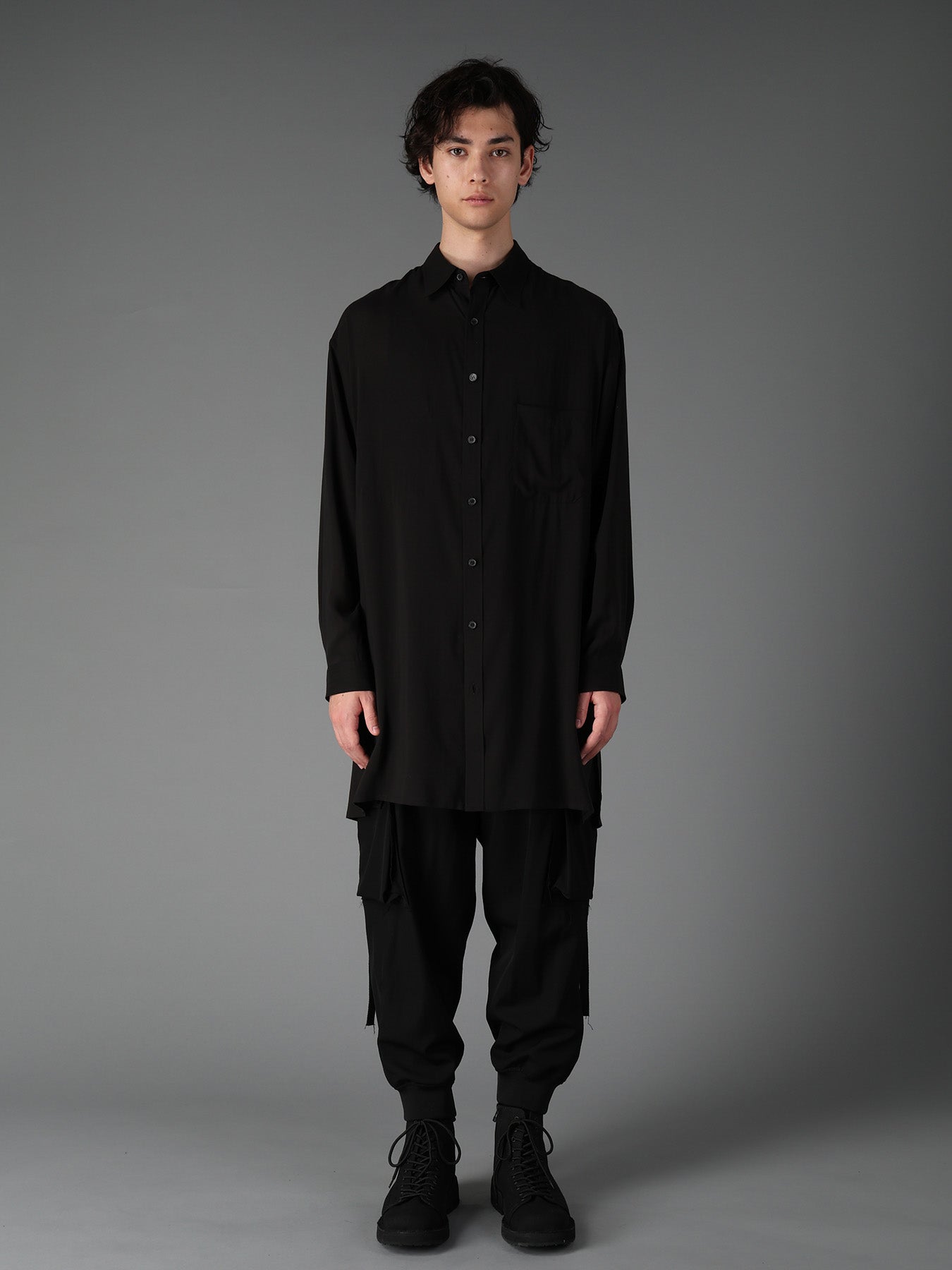CELLULOSE LAWN LONG SHIRT