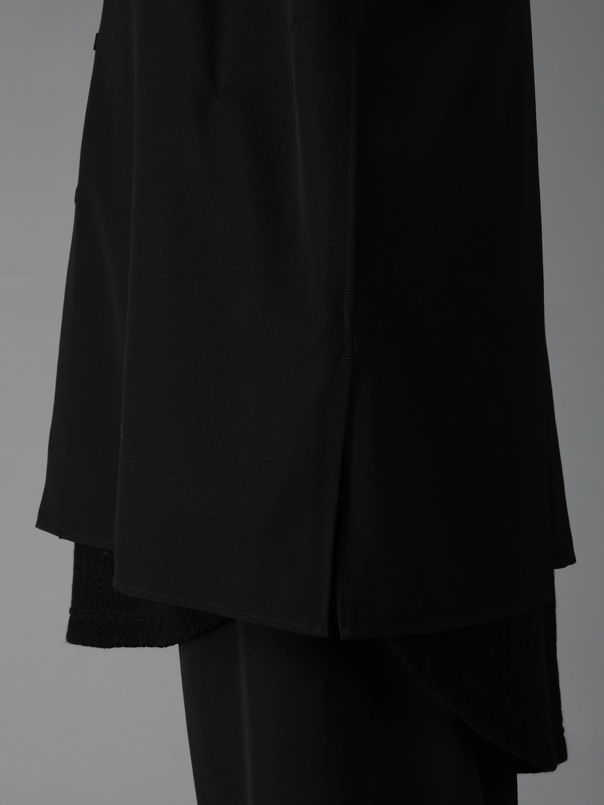 WOOL GABARDINE DOLMAN  SHIRT