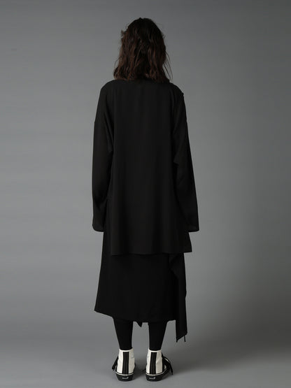 CELLULOSE LAWN PULLOVER SHIRT