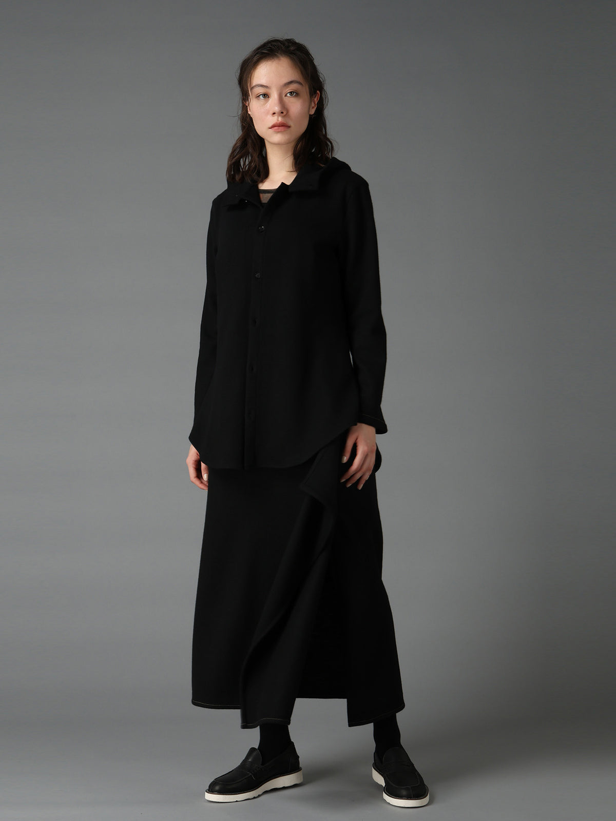 SOFT SPUN 1/14 JERSEY HOODED SHIRT