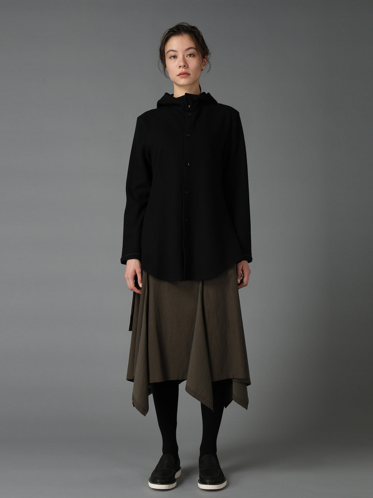 SOFT SPUN 1/14 JERSEY HOODED SHIRT