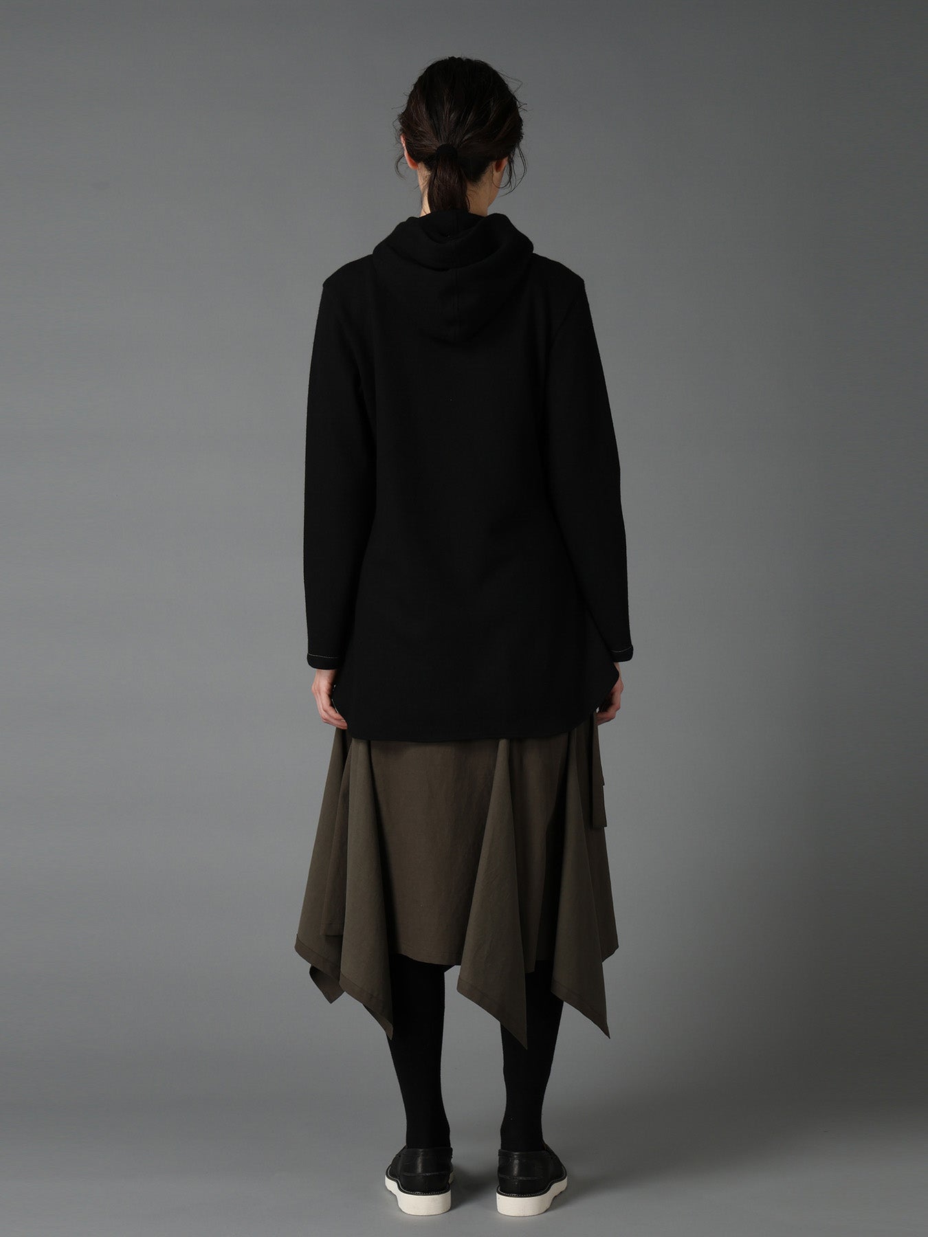 SOFT SPUN 1/14 JERSEY HOODED SHIRT – THE SHOP YOHJI YAMAMOTO