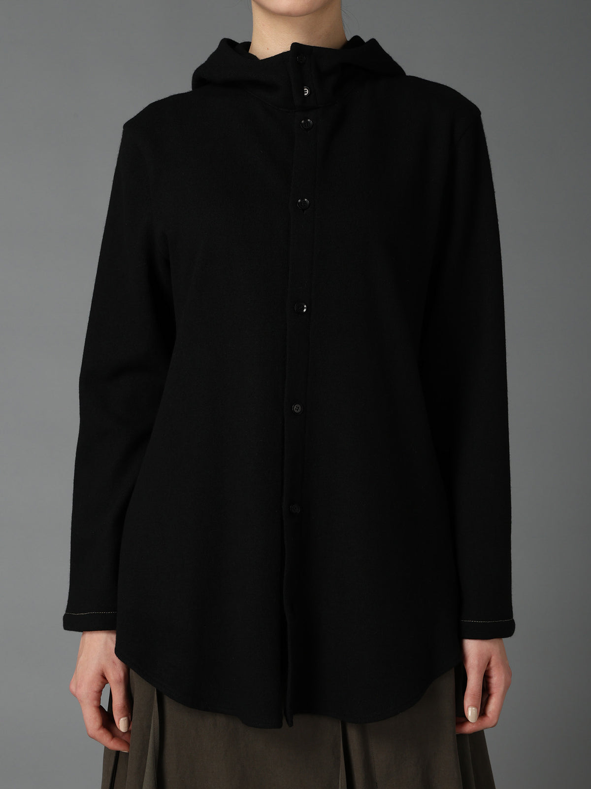 SOFT SPUN 1/14 JERSEY HOODED SHIRT