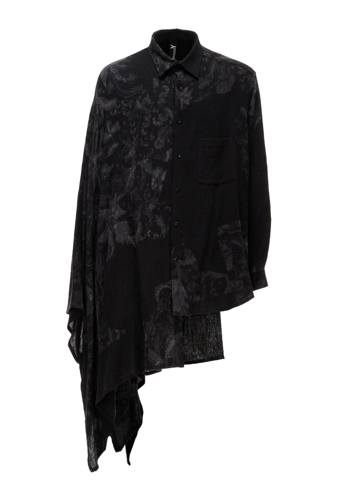BATIK PATTERN CAPE DOCKING SHIRT
