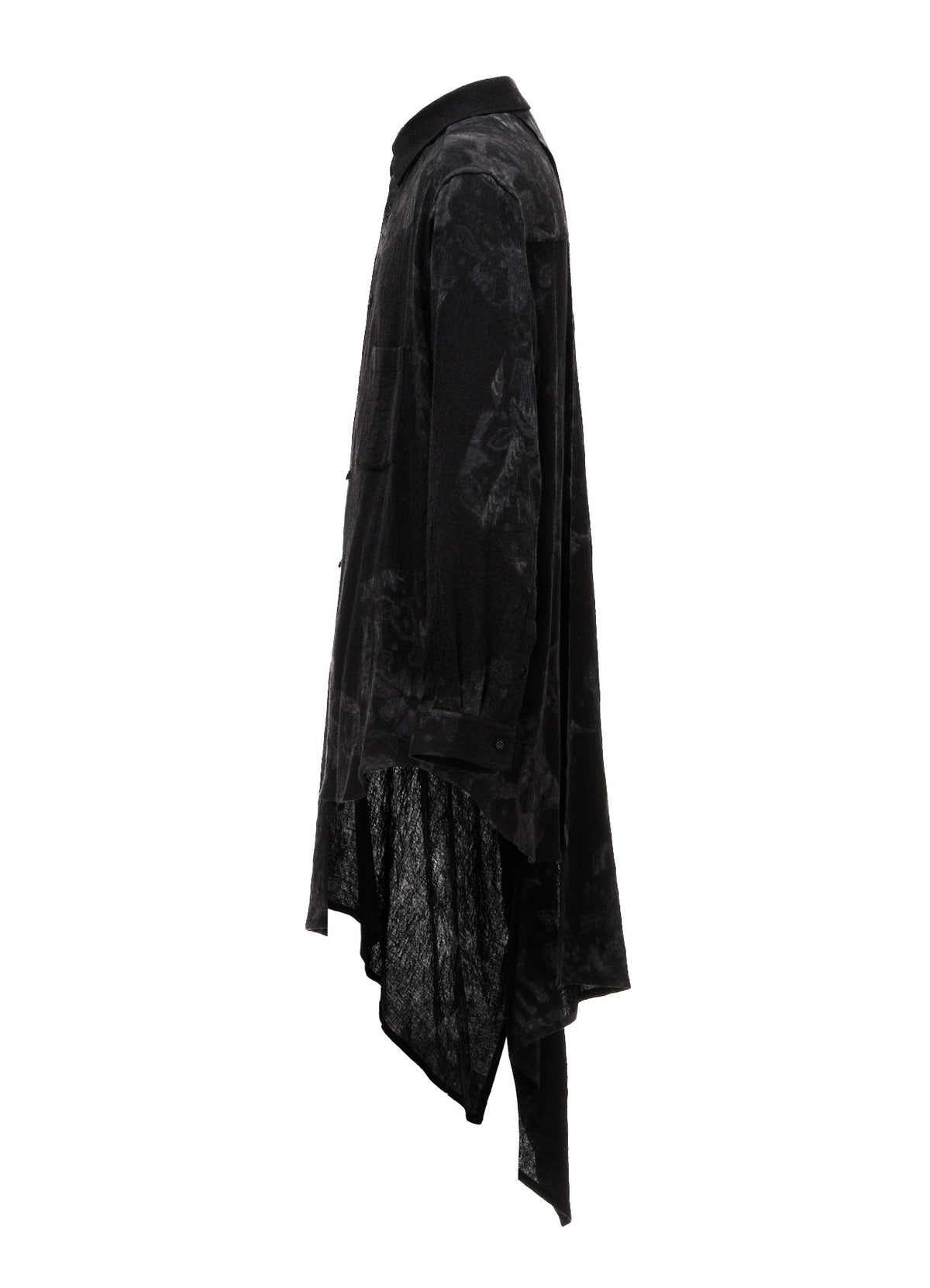 BATIK PATTERN CAPE DOCKING SHIRT