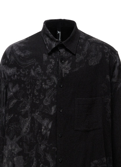 BATIK PATTERN CAPE DOCKING SHIRT
