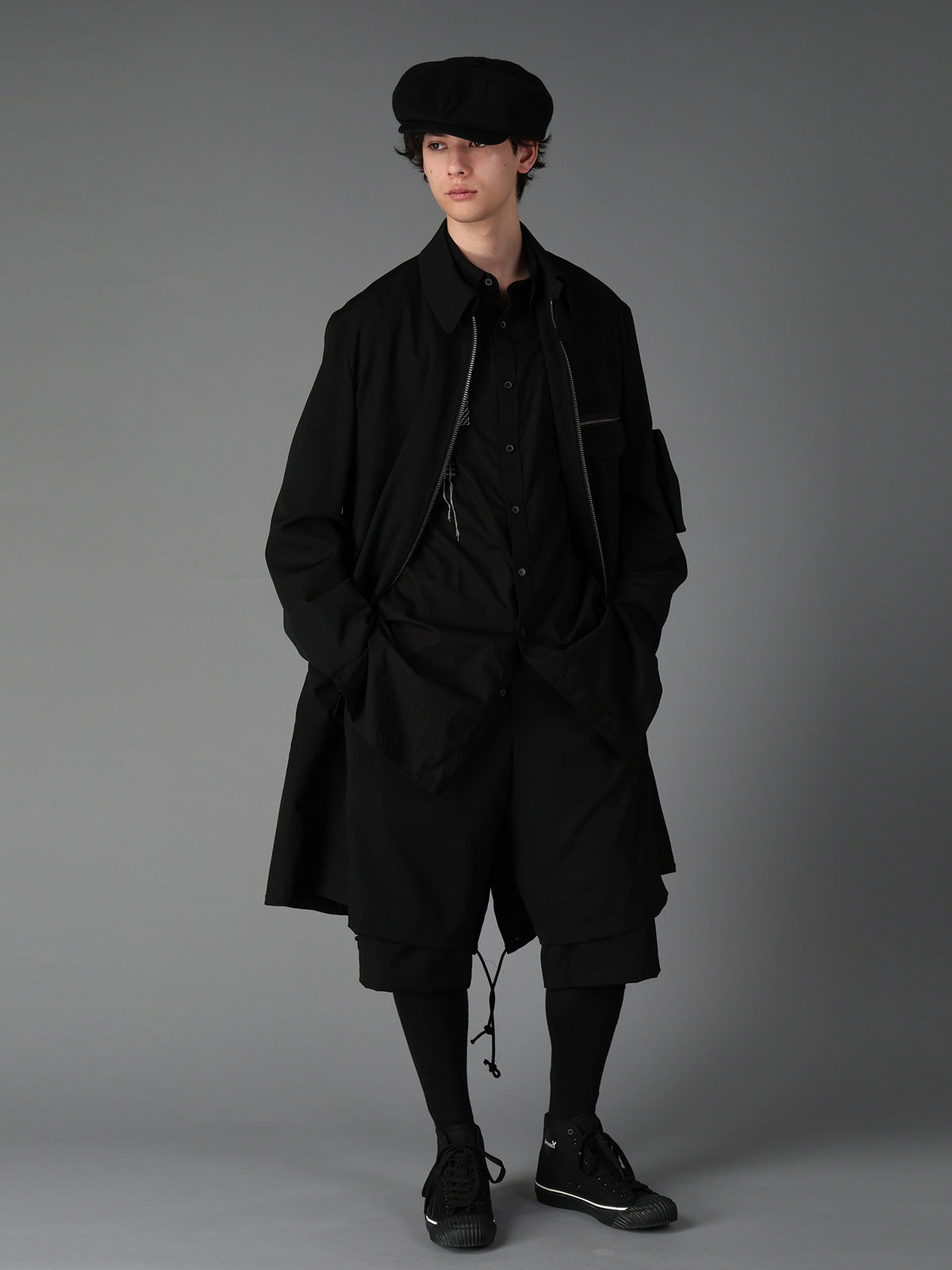 WOOL GABARDINE BALMACAAN MODS COAT