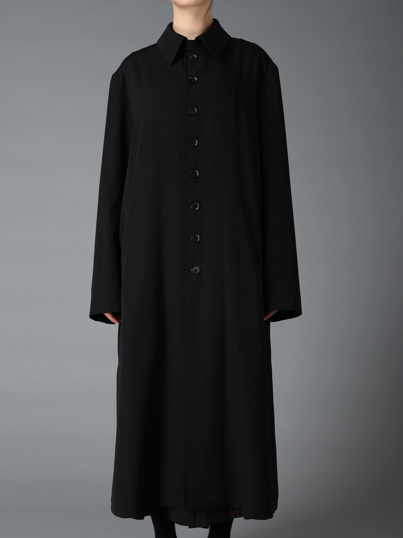 WOOL GABARDINE 8-BUTTON COAT – THE SHOP YOHJI YAMAMOTO
