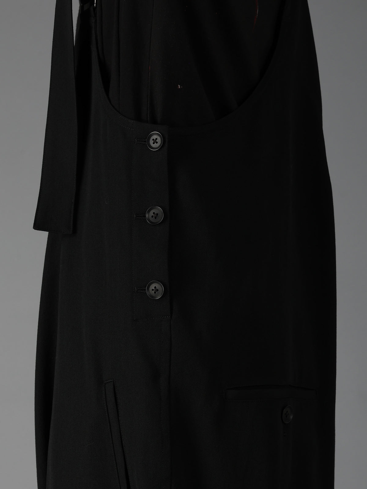 WOOL GABARDINE OVERALLS