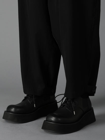 WOOL GABARDINE OVERALLS