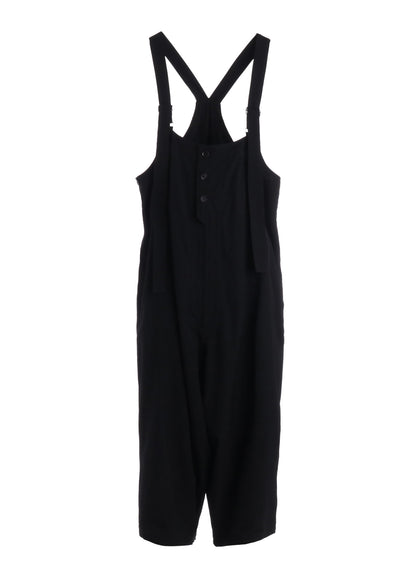 WOOL GABARDINE OVERALLS