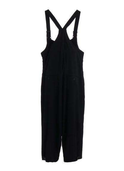 WOOL GABARDINE OVERALLS
