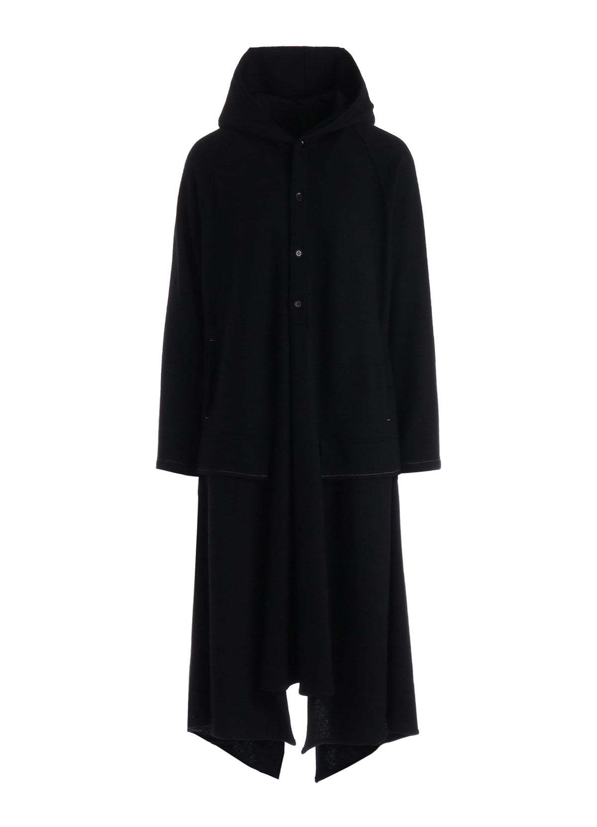 SOFT SPUN 1/14 JERSEY HOODED LONG DRESS