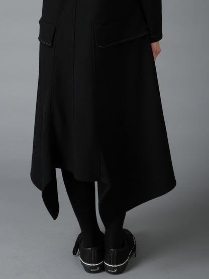 SOFT SPUN 1/14 JERSEY HOODED LONG DRESS