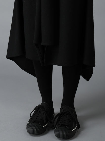 SOFT SPUN 1/14 JERSEY HOODED LONG DRESS