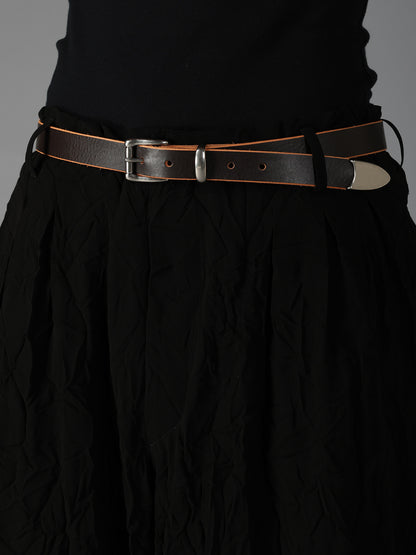 BROWN CORE LEATHER 25mm LEATHER BELT