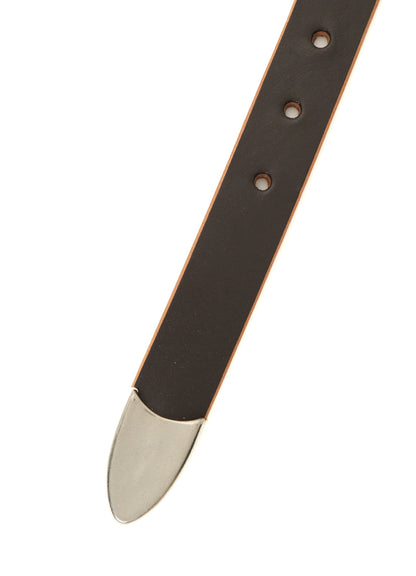 BROWN CORE LEATHER 25mm LEATHER BELT