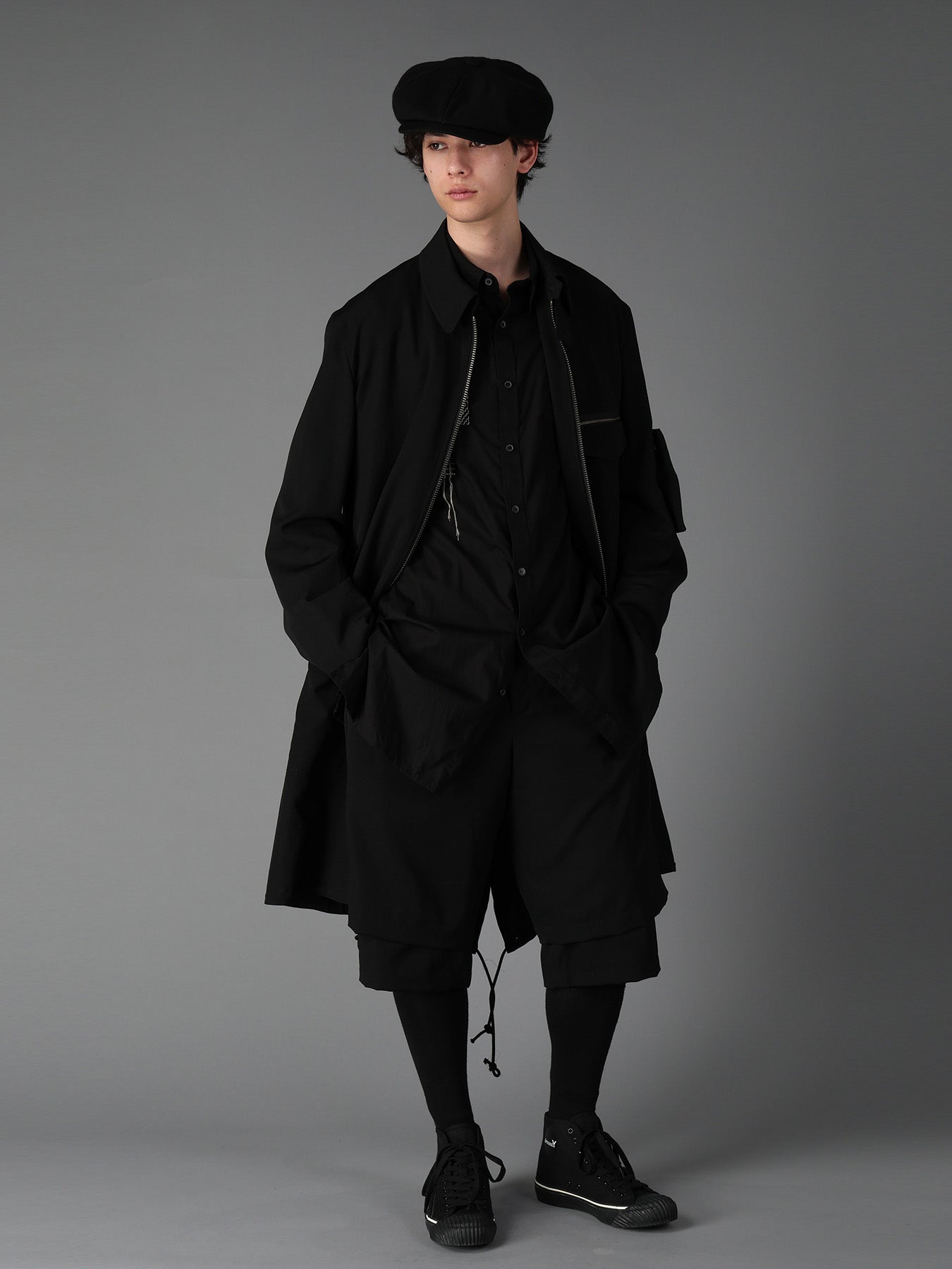 COTTON WOOL TOP TWILL CASQUETTE
