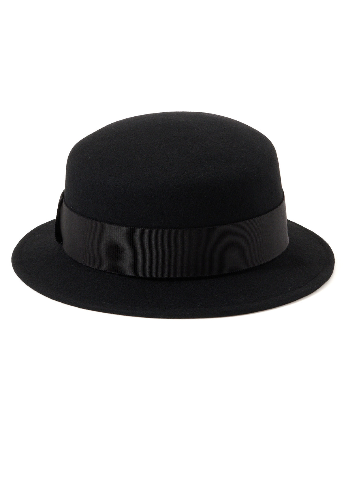 WOOL FELT FLAT CROWN HAT