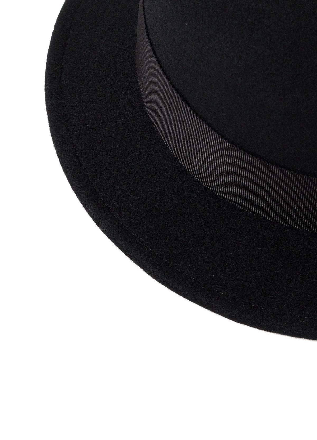 WOOL FELT FLAT CROWN HAT