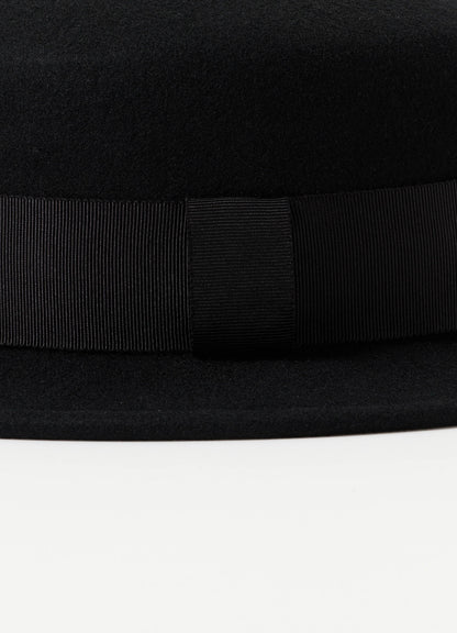 WOOL FELT FLAT CROWN HAT
