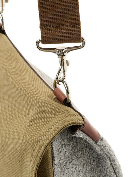 NO.8 CANVAS BIO FINISHED BREAD SHOULDER BAG