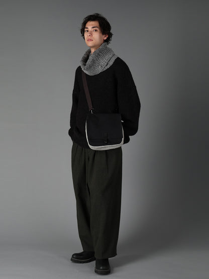 NO.8 CANVAS BIO FINISHED BREAD SHOULDER BAG