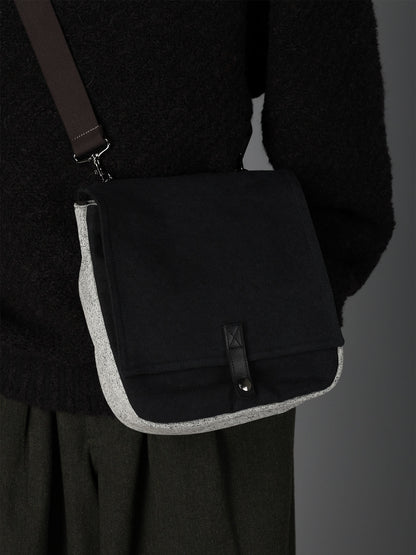 NO.8 CANVAS BIO FINISHED BREAD SHOULDER BAG
