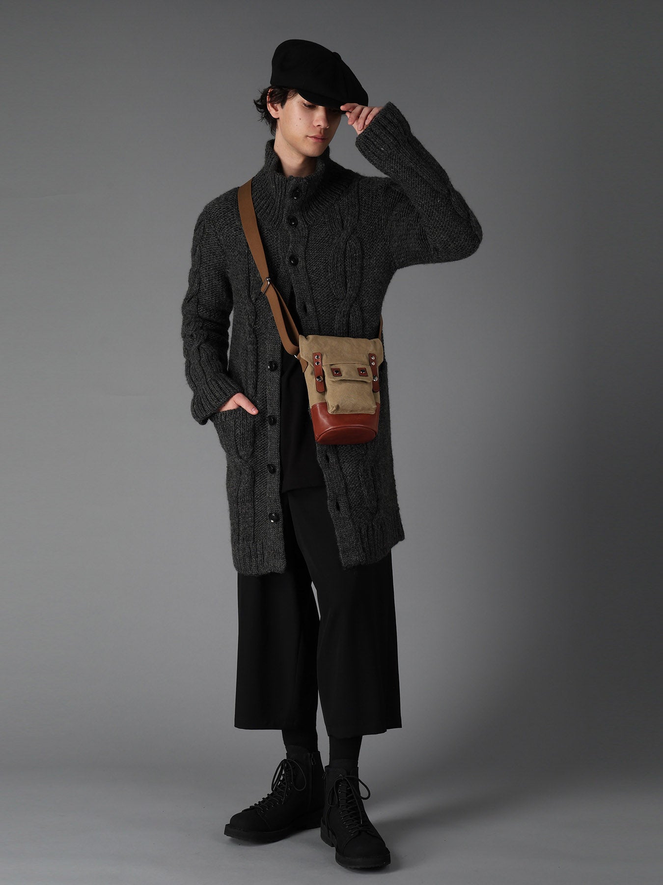 ショルダーバッグ Yohji Yamamoto POUR HOMME shoulder bag NO.8 CANVAS BIO FINISHED MINI SHOULDER BAG – THE SHOP YOHJI YAMAMOTO
