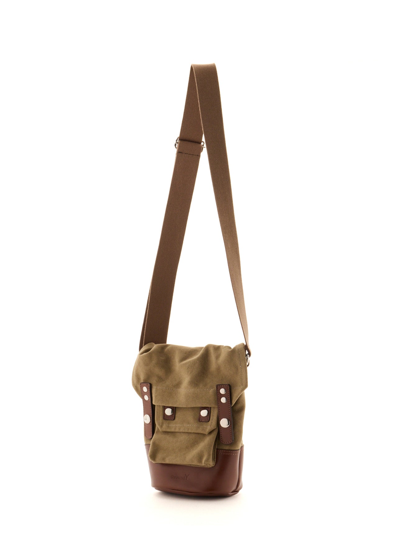 NO.8 CANVAS BIO FINISHED MINI SHOULDER BAG – THE SHOP YOHJI YAMAMOTO