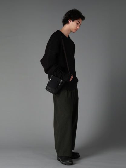 NO.8 CANVAS BIO FINISHED MINI SHOULDER BAG