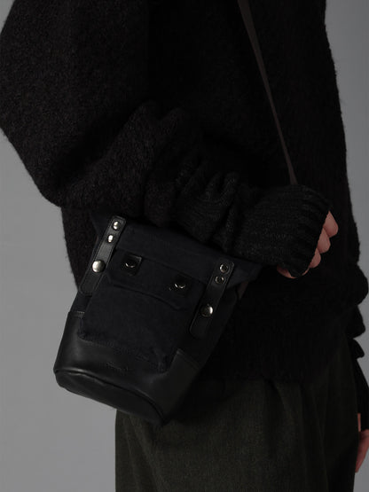 NO.8 CANVAS BIO FINISHED MINI SHOULDER BAG