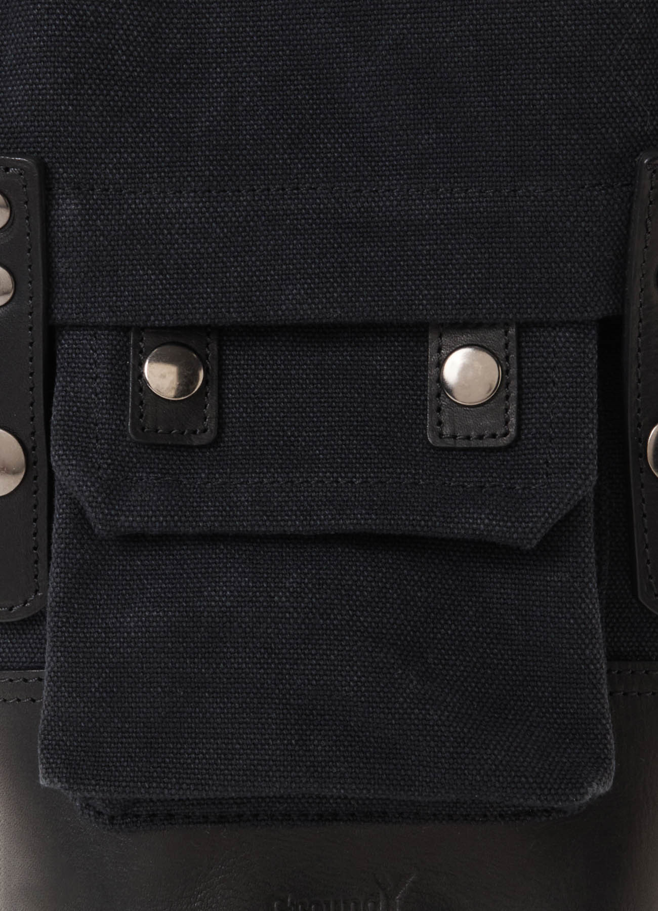 NO.8 CANVAS BIO FINISHED MINI SHOULDER BAG – THE SHOP YOHJI YAMAMOTO