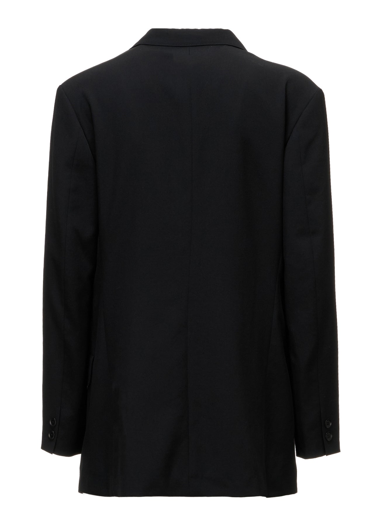 WOOL GABARDINE SIDE BELT JACKET