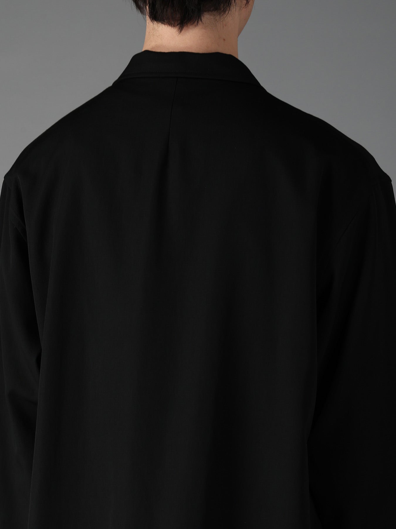 WOOL GABARDINE SHIRT JACKET