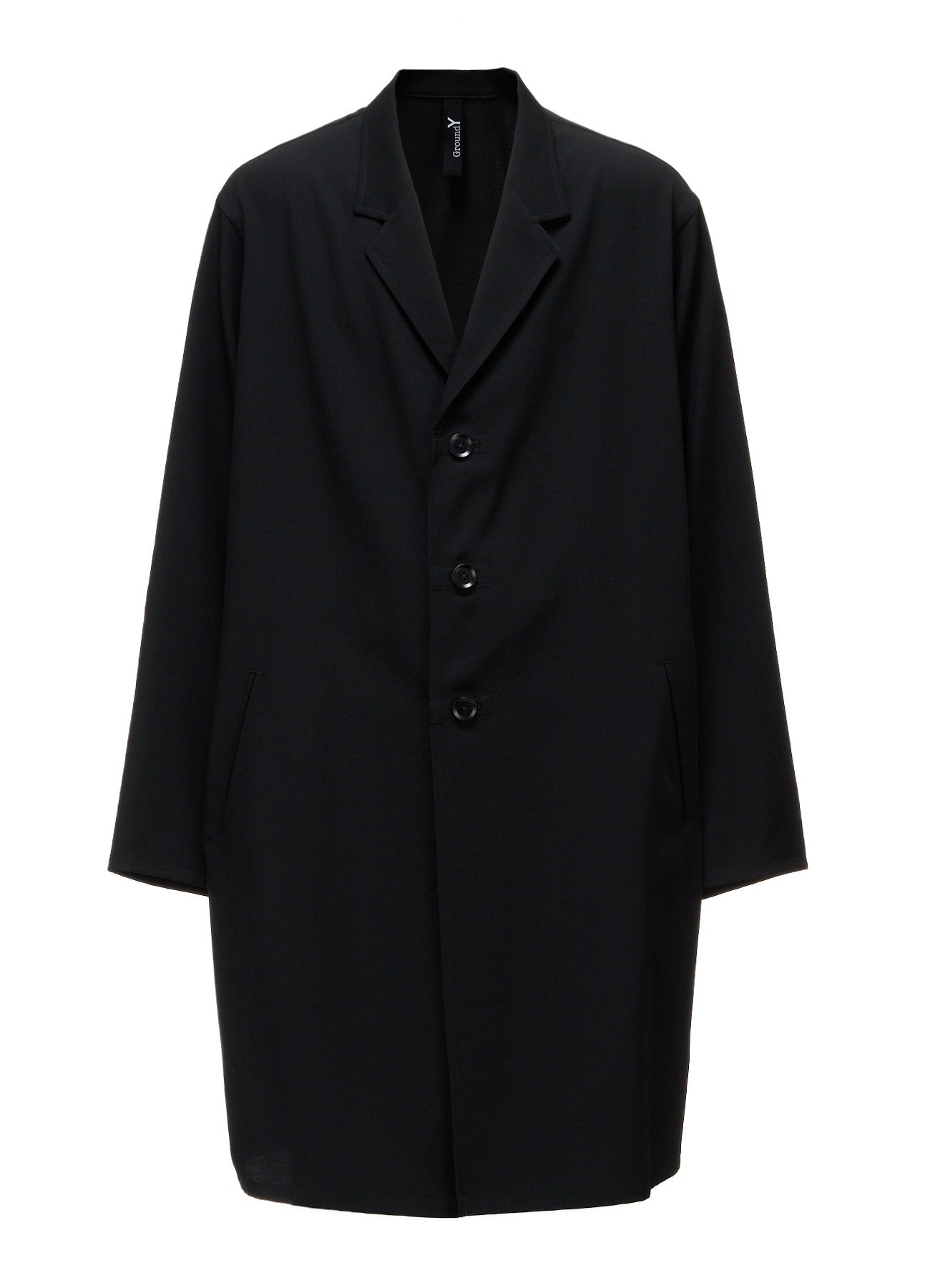 WOOL GABARDINE SHIRT JACKET